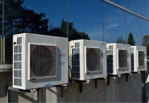 ac units in a commercial building