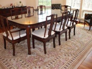 fancy dining set