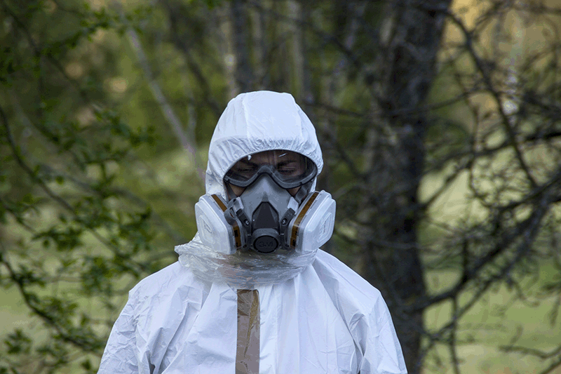 asbestos removal safety suit
